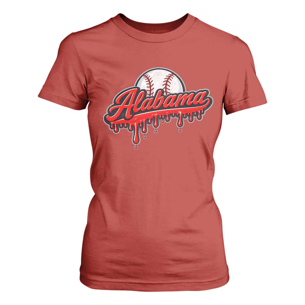 Alabama Baseball T Shirt For Women Bama Sports Team Game Day TS10 Red Print Your Wear