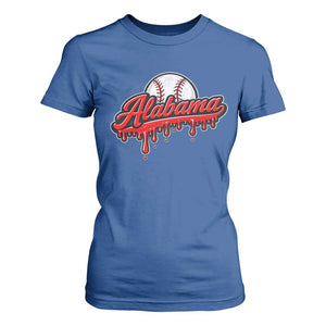 Alabama Baseball T Shirt For Women Bama Sports Team Game Day TS10 Royal Blue Print Your Wear