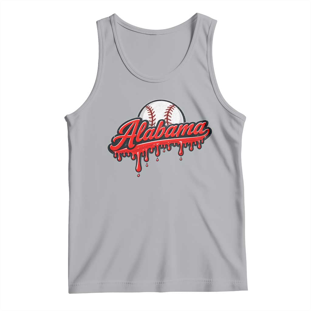 Alabama Baseball Tank Top Bama Sports Team Game Day TS10 Athletic Heather Print Your Wear