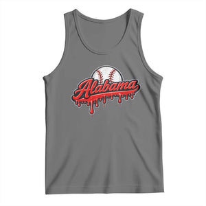 Alabama Baseball Tank Top Bama Sports Team Game Day TS10 Black Heather Print Your Wear