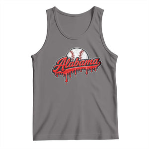 Alabama Baseball Tank Top Bama Sports Team Game Day TS10 Deep Heather Print Your Wear