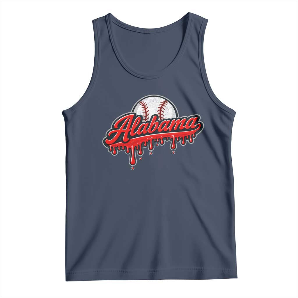 Alabama Baseball Tank Top Bama Sports Team Game Day TS10 Navy Print Your Wear