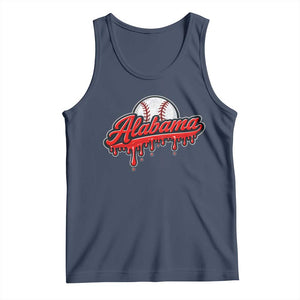 Alabama Baseball Tank Top Bama Sports Team Game Day TS10 Navy Print Your Wear
