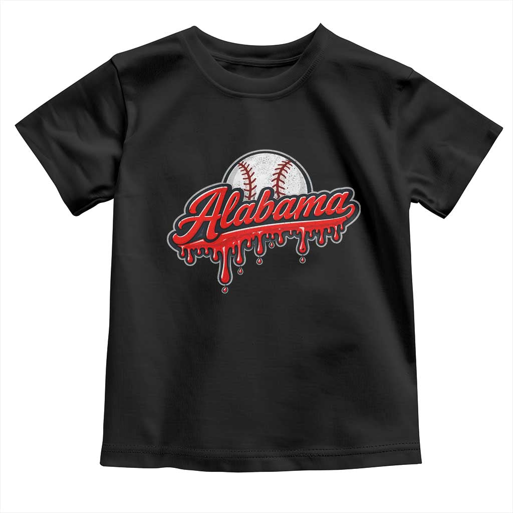 Alabama Baseball Toddler T Shirt Bama Sports Team Game Day TS10 Black Print Your Wear