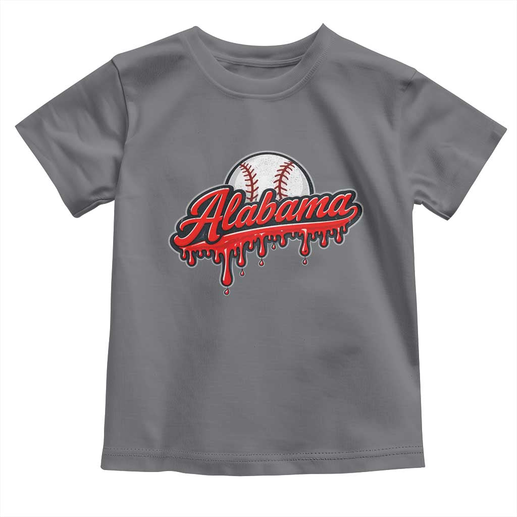 Alabama Baseball Toddler T Shirt Bama Sports Team Game Day TS10 Charcoal Print Your Wear