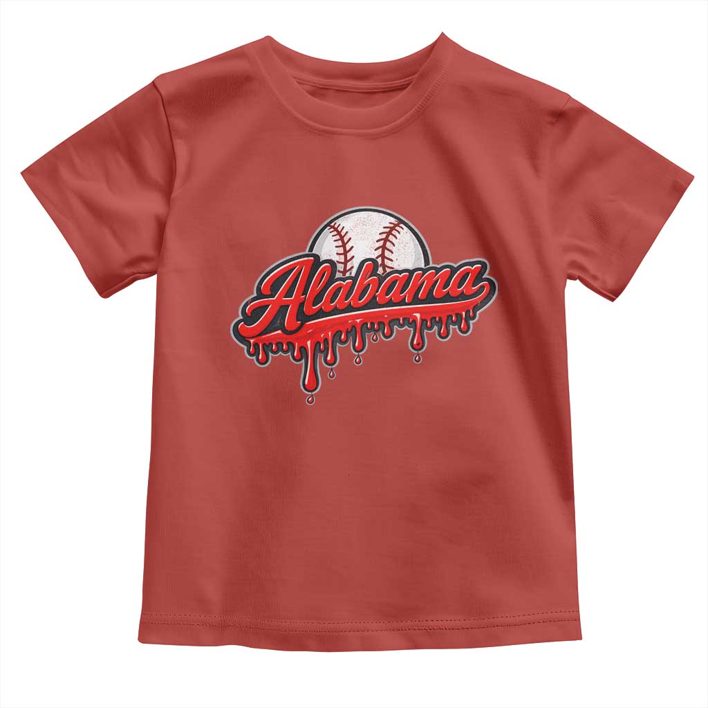 Alabama Baseball Toddler T Shirt Bama Sports Team Game Day TS10 Red Print Your Wear