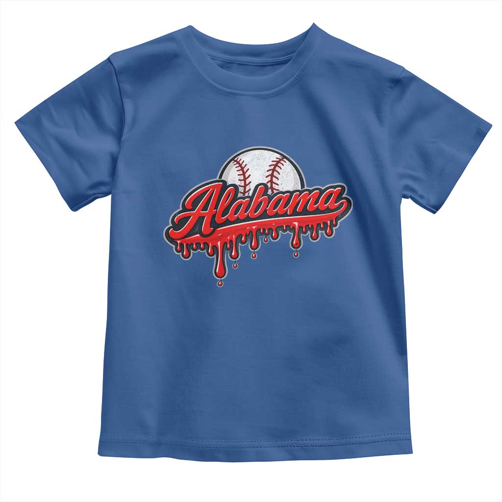 Alabama Baseball Toddler T Shirt Bama Sports Team Game Day TS10 Royal Blue Print Your Wear