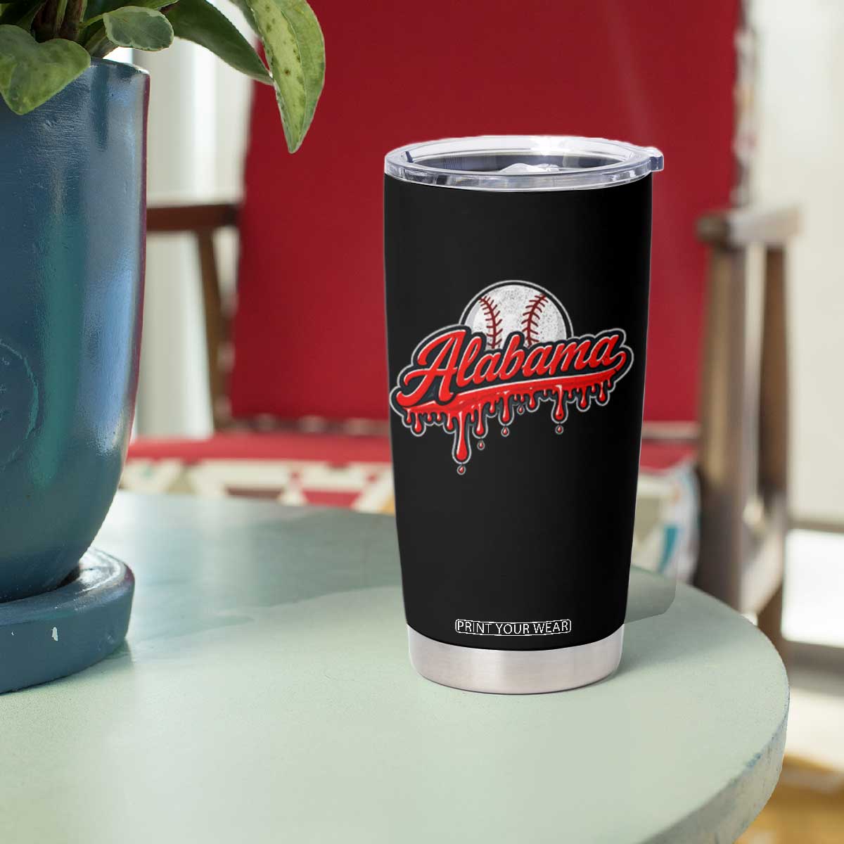 Alabama Baseball Tumbler Cup Bama Sports Team Game Day TS10 Print Your Wear