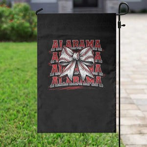 Alabama Fan Garden Flag Vintage Bama Baseball Coquette Bow Women Girls Kids TS10 Print Your Wear
