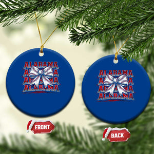 Alabama Fan Ceramic Ornament Vintage Bama Baseball Coquette Bow Women Girls Kids TS10 1pc Blue Print Your Wear