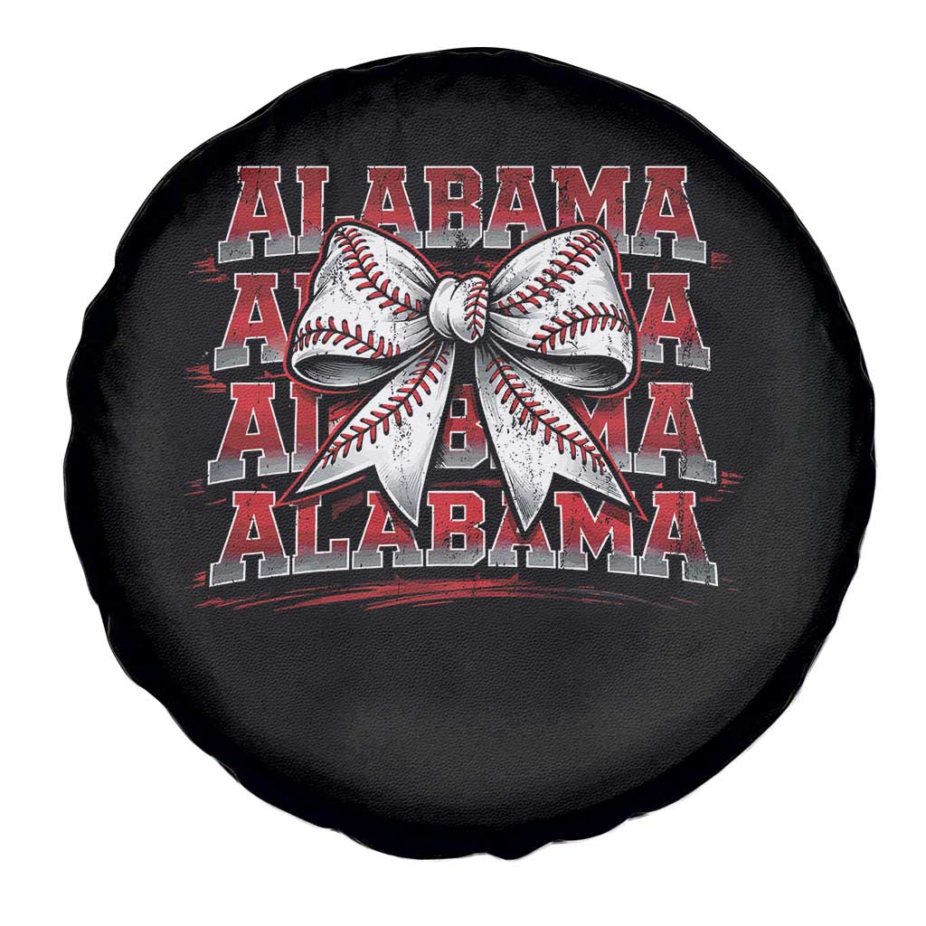 Alabama Fan Spare Tire Cover Vintage Bama Baseball Coquette Bow Women Girls Kids TS10 Print Your Wear