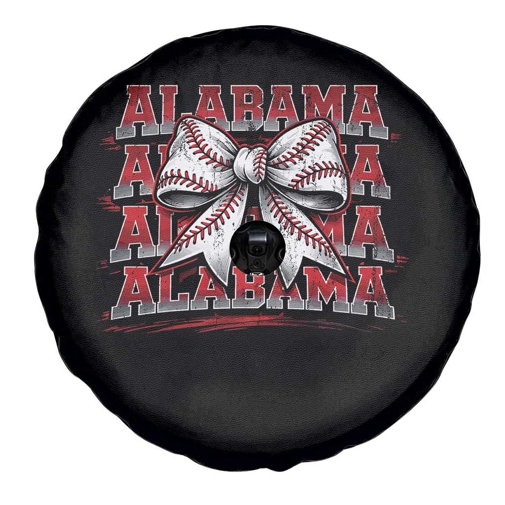 Alabama Fan Spare Tire Cover Vintage Bama Baseball Coquette Bow Women Girls Kids TS10 Print Your Wear