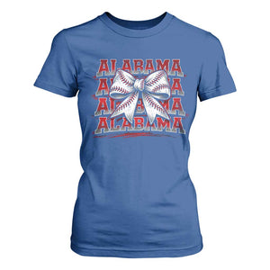 Alabama Fan T Shirt For Women Vintage Bama Baseball Coquette Bow Women Girls Kids TS10 Royal Blue Print Your Wear