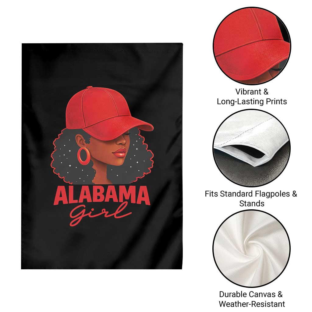 Vintage Alabama Girl Garden Flag Bama Fan Black Women Sports Lover TS10 Print Your Wear