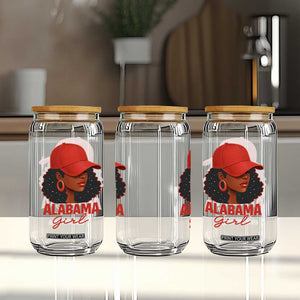 Vintage Alabama Girl Glass Can Bama Fan Black Women Sports Lover TS10 Print Your Wear