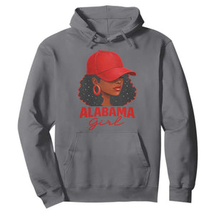 Vintage Alabama Girl Hoodie Bama Fan Black Women Sports Lover TS10 Charcoal Print Your Wear