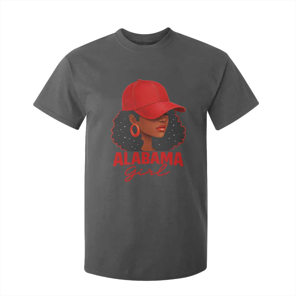 Vintage Alabama Girl T Shirt For Kid Bama Fan Black Women Sports Lover TS10 Dark Heather Print Your Wear