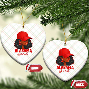 Vintage Alabama Girl Ceramic Ornament Bama Fan Black Women Sports Lover TS10 Print Your Wear