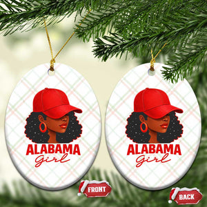 Vintage Alabama Girl Ceramic Ornament Bama Fan Black Women Sports Lover TS10 Print Your Wear