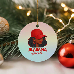 Vintage Alabama Girl Ceramic Ornament Bama Fan Black Women Sports Lover TS10 1pc Pastel Print Your Wear
