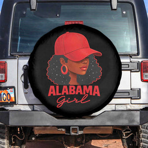 Vintage Alabama Girl Spare Tire Cover Bama Fan Black Women Sports Lover TS10 No hole Black Print Your Wear