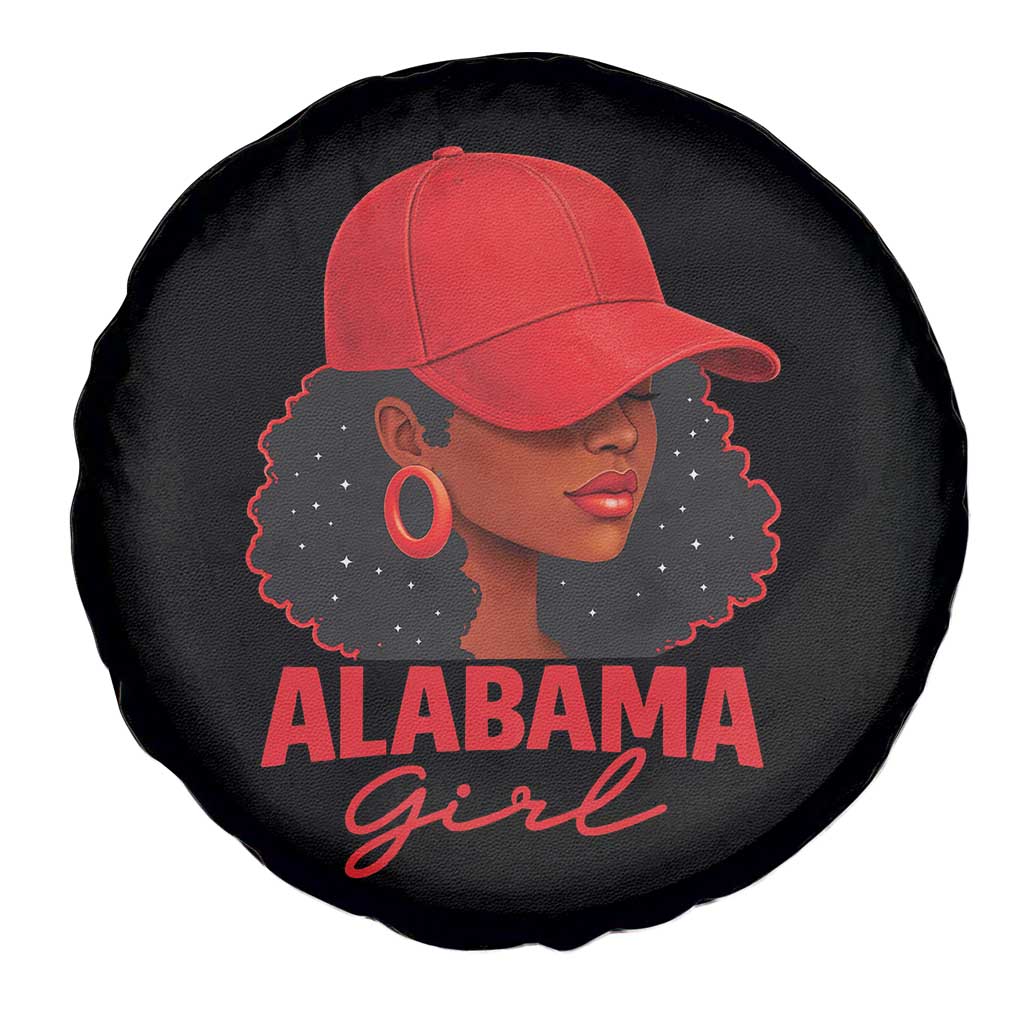 Vintage Alabama Girl Spare Tire Cover Bama Fan Black Women Sports Lover TS10 Print Your Wear