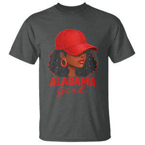 Vintage Alabama Girl T Shirt Bama Fan Black Women Sports Lover TS10 Dark Heather Print Your Wear