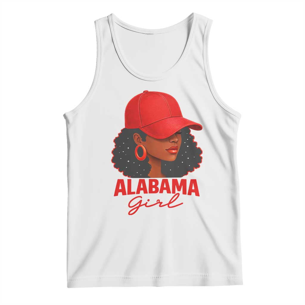 Vintage Alabama Girl Tank Top Bama Fan Black Women Sports Lover TS10 White Print Your Wear