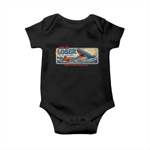 Funny Jonah And The Whale Baby Onesie Christian Bible Get in Loser Were Doing Gods Will TS10 Black Print Your Wear