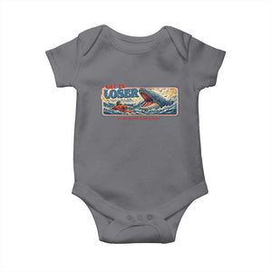 Funny Jonah And The Whale Baby Onesie Christian Bible Get in Loser Were Doing Gods Will TS10 Charcoal Print Your Wear