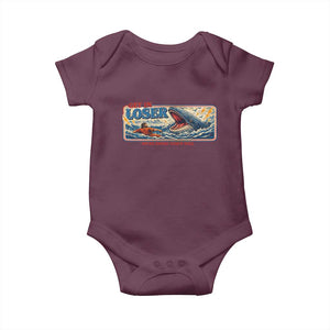 Funny Jonah And The Whale Baby Onesie Christian Bible Get in Loser Were Doing Gods Will TS10 Maroon Print Your Wear