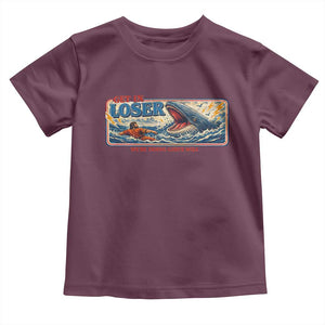 Funny Jonah And The Whale Toddler T Shirt Christian Bible Get in Loser Were Doing Gods Will TS10 Maroon Print Your Wear