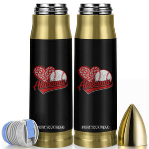 Alabama Fan Bullet Tumbler AL Baseball Heart Graphic Sports Style 80s 90s TS10 Black Print Your Wear