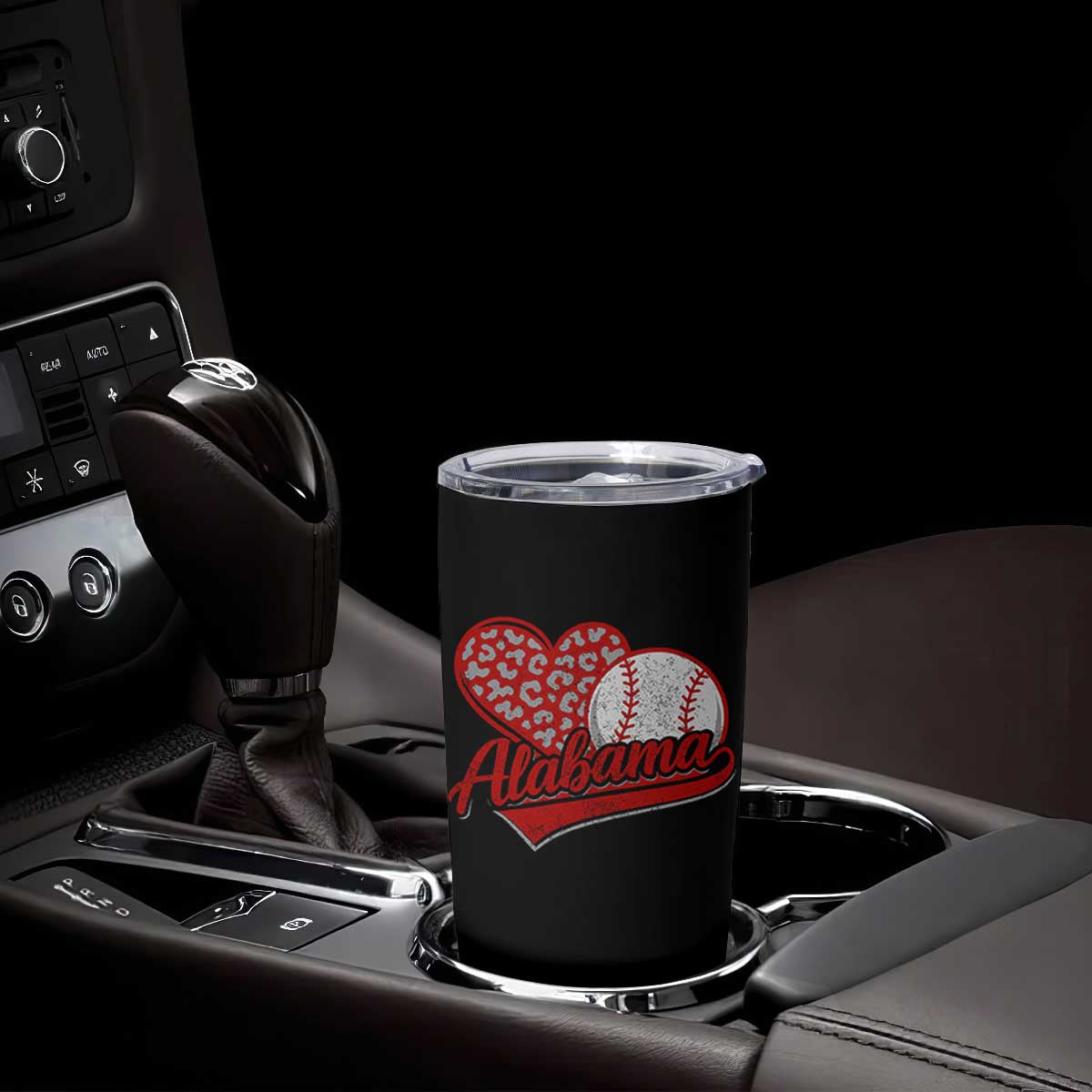 Alabama Fan Tumbler Cup AL Baseball Heart Graphic Sports Style 80s 90s TS10 Print Your Wear