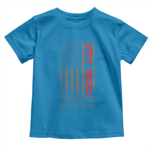 Vet Bod Toddler T Shirt Funny Veteran Like Dad Bod But More Back Pain US Flag TS10 Sapphire Print Your Wear