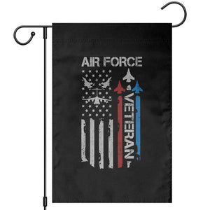 Air Force Veteran Garden Flag Distressed American Flag Retired Dad Grandpa TS10 Black Print Your Wear