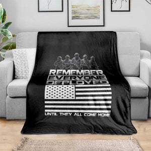 R.E.D Friday Throw Blanket Remember Everyone Deployed Military US Flag TS10 Print Your Wear