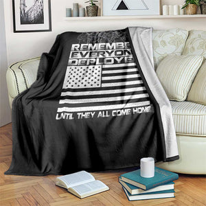 R.E.D Friday Throw Blanket Remember Everyone Deployed Military US Flag TS10 Print Your Wear