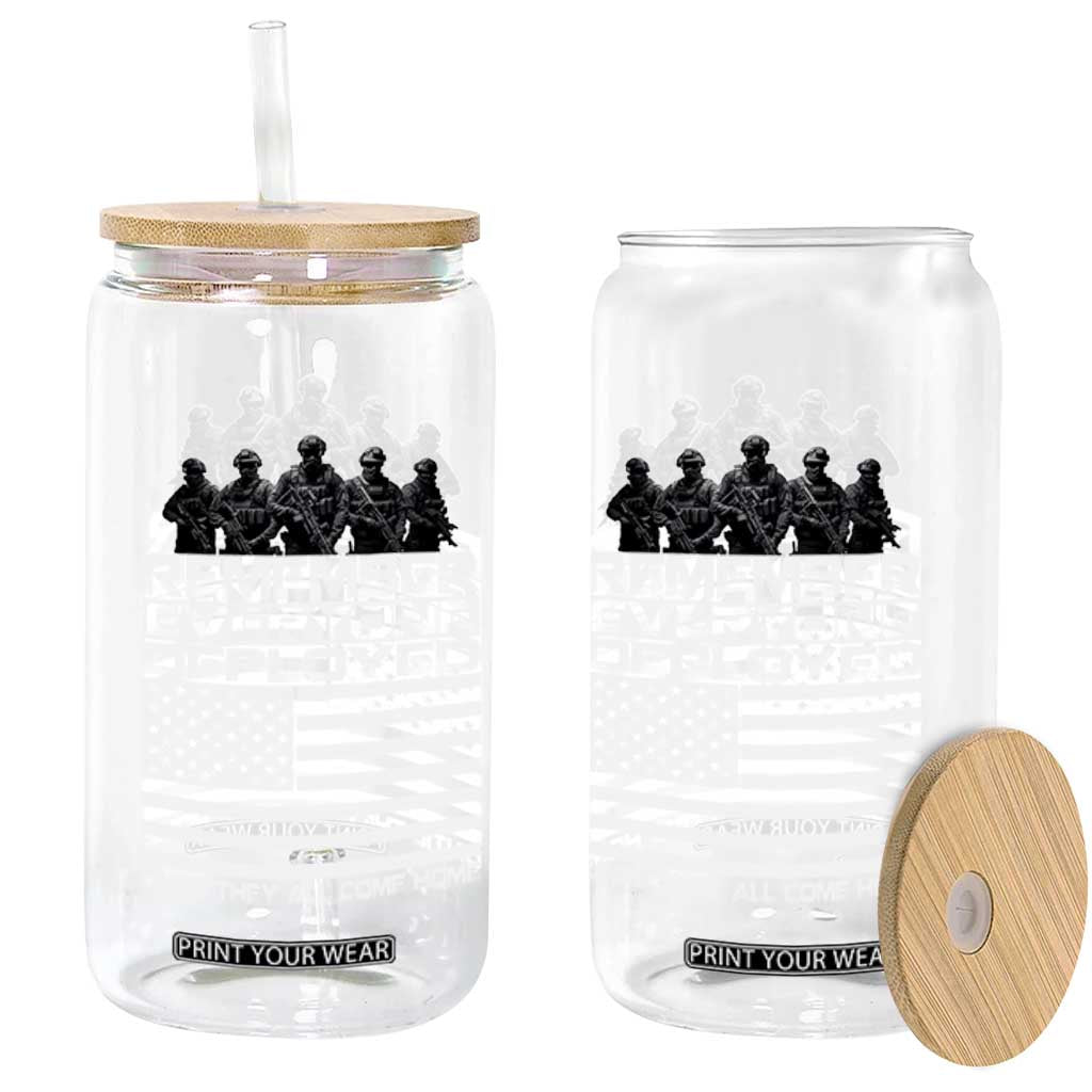R.E.D Friday Glass Can Remember Everyone Deployed Military US Flag TS10 Print Your Wear