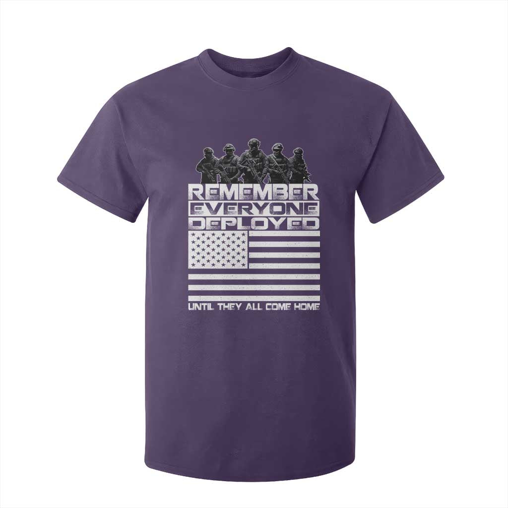 R.E.D Friday T Shirt For Kid Remember Everyone Deployed Military US Flag TS10 Purple Print Your Wear