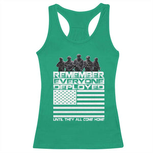 R.E.D Friday Racerback Tank Top Remember Everyone Deployed Military US Flag TS10 Irish Green Print Your Wear