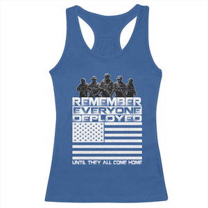 R.E.D Friday Racerback Tank Top Remember Everyone Deployed Military US Flag TS10 Royal Blue Print Your Wear