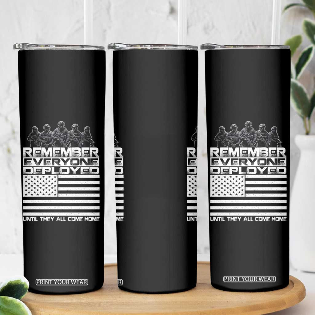 R.E.D Friday Skinny Tumbler Remember Everyone Deployed Military US Flag TS10 Print Your Wear