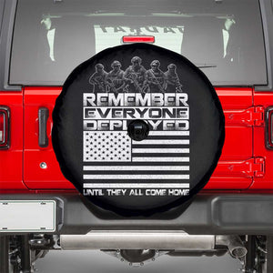 R.E.D Friday Spare Tire Cover Remember Everyone Deployed Military US Flag TS10 Black Print Your Wear