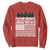 R.E.D Friday Sweatshirt Remember Everyone Deployed Military US Flag TS10 Red Print Your Wear