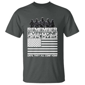 R.E.D Friday T Shirt Remember Everyone Deployed Military US Flag TS10 Dark Heather Print Your Wear