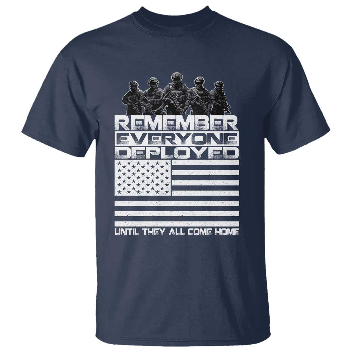 R.E.D Friday T Shirt Remember Everyone Deployed Military US Flag TS10 Navy Print Your Wear