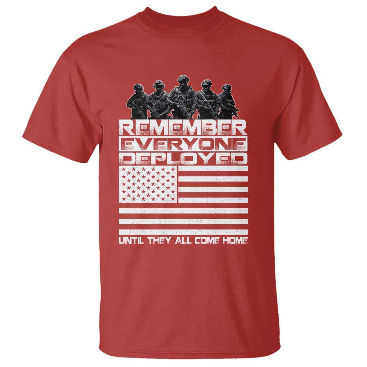 R.E.D Friday T Shirt Remember Everyone Deployed Military US Flag TS10 Red Print Your Wear