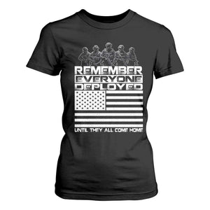 R.E.D Friday T Shirt For Women Remember Everyone Deployed Military US Flag TS10 Black Print Your Wear