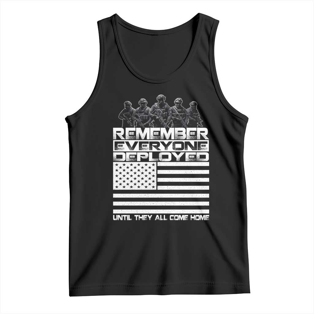 R.E.D Friday Tank Top Remember Everyone Deployed Military US Flag TS10 Black Print Your Wear
